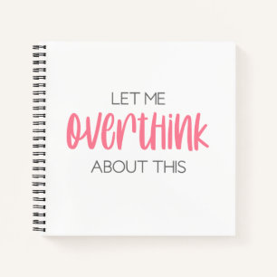 Laat me over dit notebook nadenken notitieboek
