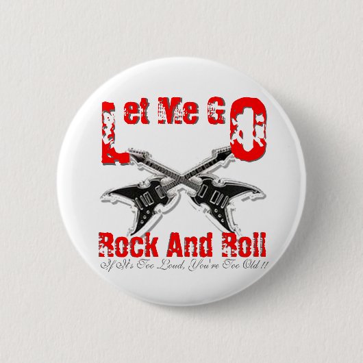 Laat me rotsen en Roll Black Button (Voorkant)