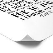 Laat me 's ochtends zeggen, psalm 143:8 poster (Hoek)