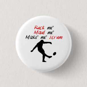 Laat me scrum ronde button 3,2 cm