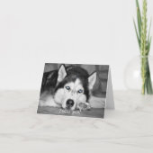 Laat me slapen alsjeblieft bedankkaart (Voorkant)