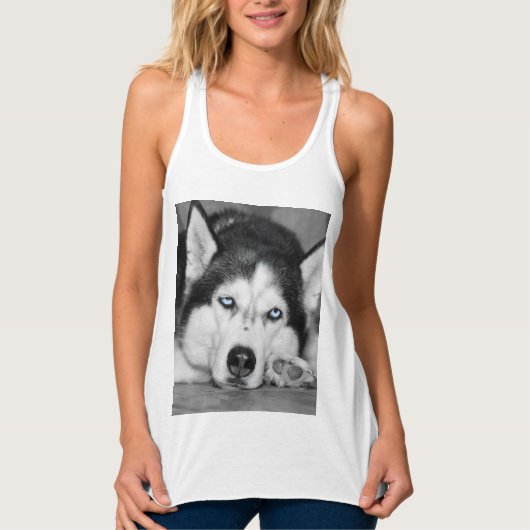 Laat me slapen alsjeblieft tanktop (Voorkant)
