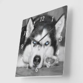 Laat me slapen alsjeblieft vierkante klok (Hoek)