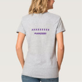 "Laat me slapen!" T-Shirt voor vrouwen (Achterkant)