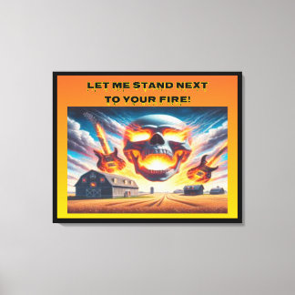 Laat me staan... canvas afdruk