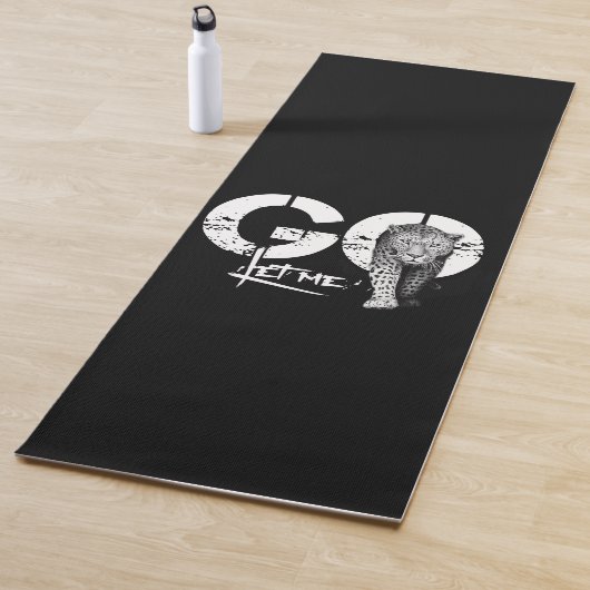 Laat me stijlvolle moderne mannen yoga mat gaan ma (In situ)
