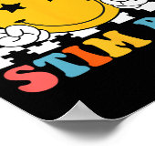 Laat me stim bro Kinder grappige autisme bewustzij Poster (Hoek)