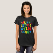 Laat me stim bro Kinder jongens grappig autisme aw T-shirt (Voorkant volledig)