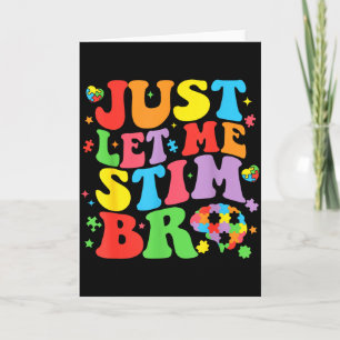 Laat Me Stim Bro Leuk Autism Bewustzijn Moeder Da Kaart