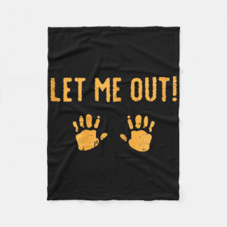 Laat me uit Baby Halloween kostuum Fleece Deken
