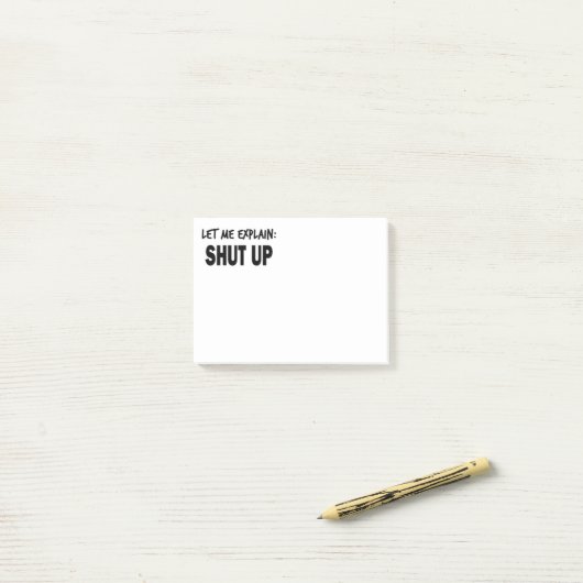 Laat me uitleggen post-it® notes (Op bureau)