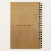 Laat me vallen wat ik doe notitieboek (Achterkant)