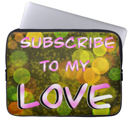 Laat me van je houden laptop sleeve