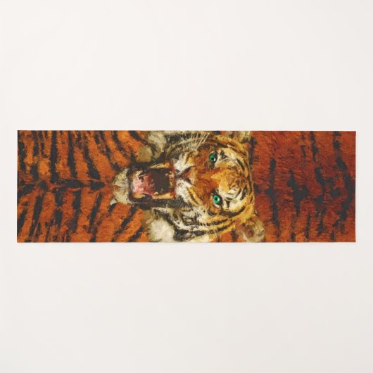 Laat me vrij tijger yogamat (Voorkant (horizontaal))