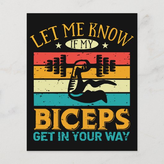 Laat me weten of mijn biceps in je weg staan (Achterkant)