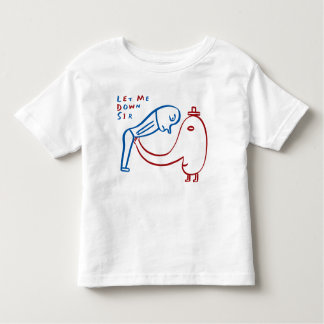 Laat me zakken, meneer kinder shirts