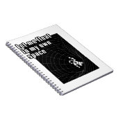 Laat me zweven in mijn eigen ruimte notitieboek (Rechterzijde)