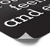 Laat mensen je niet meer controleren poster (Hoek)