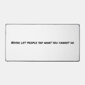 Laat mensen nooit bureaumat zeggen (Voorkant)