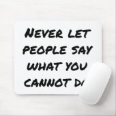 Laat mensen nooit Muismat zeggen (Met muis)