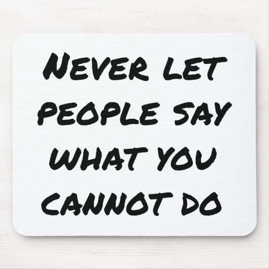 Laat mensen nooit Muismat zeggen (Voorkant)