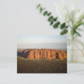 Laat middaglicht op Uluru / Ayers Rock, Briefkaart (Staand voorkant)