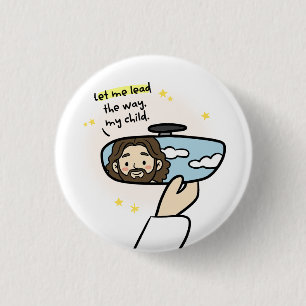 Laat Mij de Weg Leiden, Mijn Kind – Christelijk Ge Ronde Button 3,2 Cm