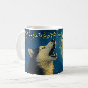 Laat mij u het lied van mijn volk Husky zingen Koffiemok