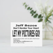 Laat mijn Afbeeldingen gaan! Briefkaart (Staand voorkant)