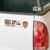 Laat mijn auto er groot uitzien - bumpersticker (Op Truck)