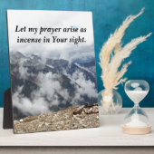 Laat mijn gebed als aansporing optreden fotoplaat (Zijkant)