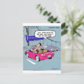 Laat Mijn Hart In San Francisco Grappige Cadeaus & Briefkaart (Staand voorkant)
