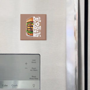 Laat Mijn Hart Niet Verpieteren Door Bacon Grappig Magneet