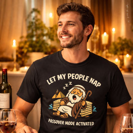 Laat Mijn Mensen Slapen Grappige Passover Modus Ge T-shirt