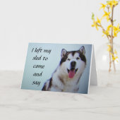 "LAAT MIJN SLAND ZEGGEN" GEBEUREN OP BIRTHDAAG KAART (Gele Bloem)