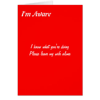 Laat mijn vrouw met rust