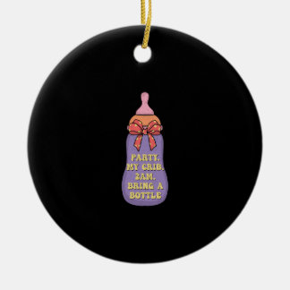 Laat mijn wieg 2am een fles meenemen keramisch ornament