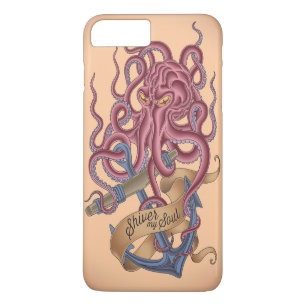 Laat mijn ziel rillen Octopus Tatoeage Case-Mate iPhone Case