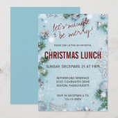 Laat Mingle en Wees vrolijk kerstfeest Kaart (Voorkant / Achterkant)