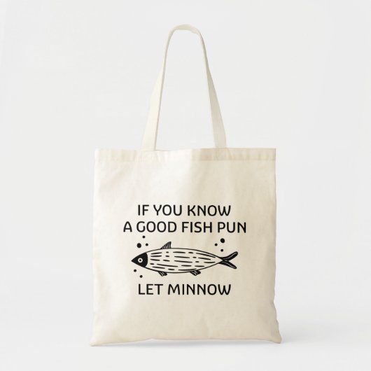 Laat Minnow Tote Bag (Voorkant)