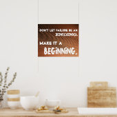 Laat mislukking niet het laatste woord-Klasse Post Poster (Keuken)