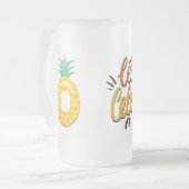 Laat mok gevierd door vriesmiddel (Voorkant links)