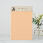 Laat Mule Stationery reizen Briefpapier (Staand voorkant)