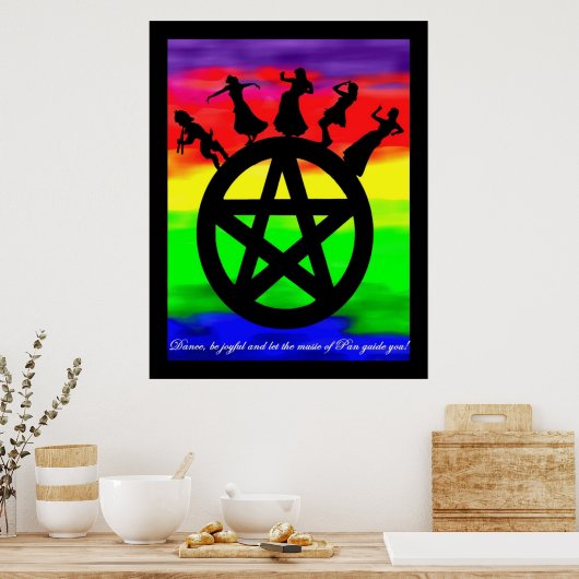 Laat muziek van een paneuropese gids u poster (Keuken)