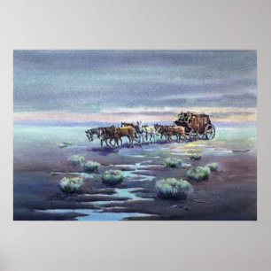 LAAT NA DE STAGECOACH VAN SHARON SHARPE POSTER