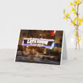 Laat - nacht met het Wenskaart van David Letterman Kaart (Gele Bloem)