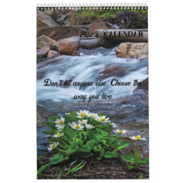 Laat niemand anders kiezen hoe je 2025 leeft kalender