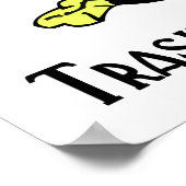 Laat niemand onze planeet afvoeren poster (Hoek)