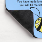 Laat niemand uw vreugde / Simchah stelen! met bije Muismat (Hoek)