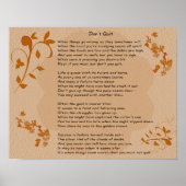 Laat niet met gedicht af - kunstdruk poster (Voorkant)